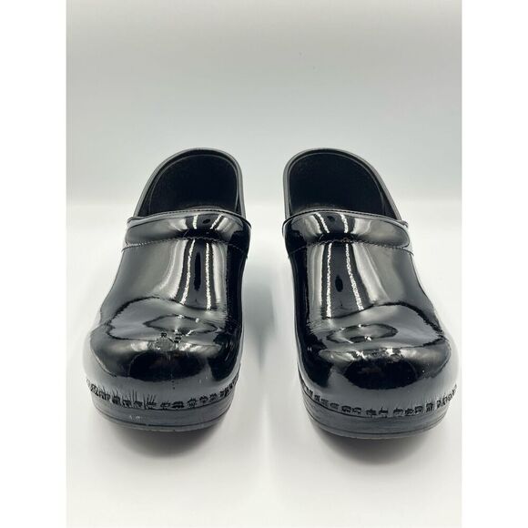 Dansko Professional Clog Black Patent Leather Size 40 WIDE Healthcare Restaurant - Picture 5 of 13